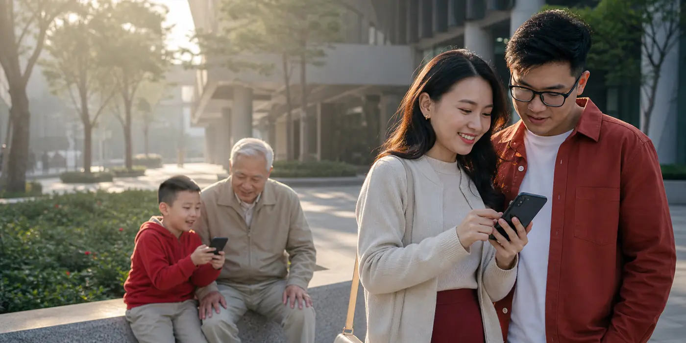Các thế hệ người Việt kết nối qua công nghệ trong đời sống hằng ngày